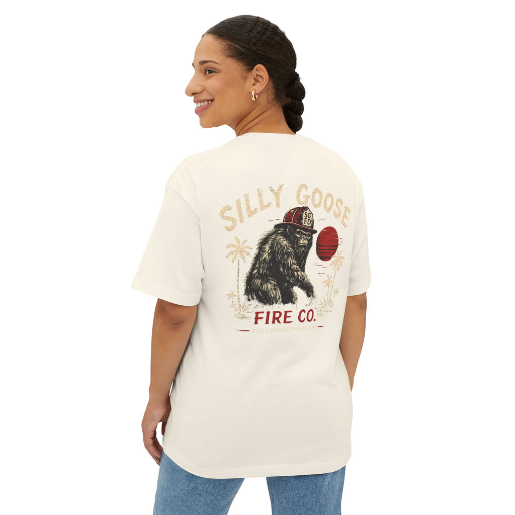 Silly Goose Fire Co. Graphic Tee — Oversized Boxy Tshirt