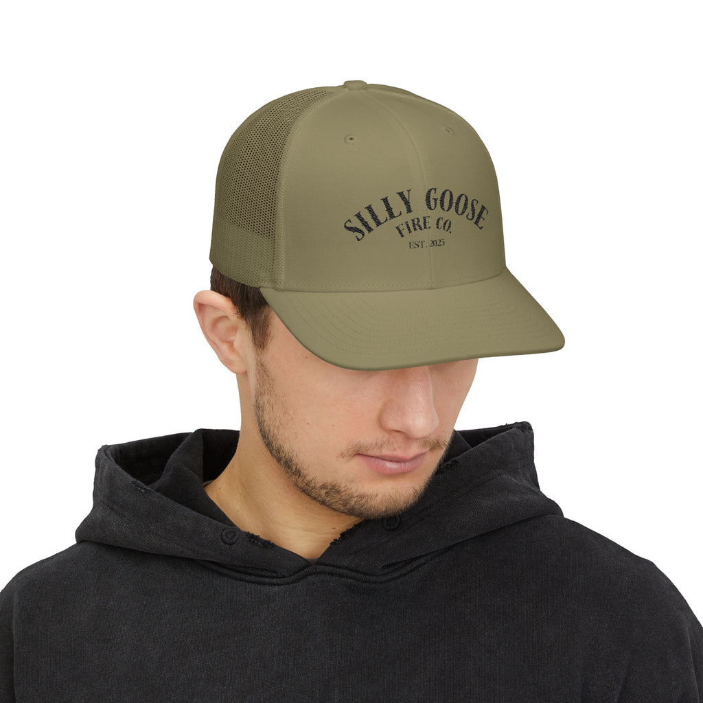 Trucker Cap - "Silly Goose Fire Co." Vintage Logo Snapback