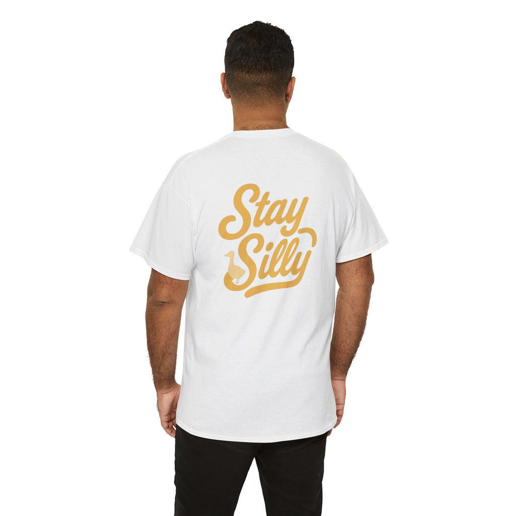 Stay Silly Unisex T-Shirt — Playful Retro Script Tee