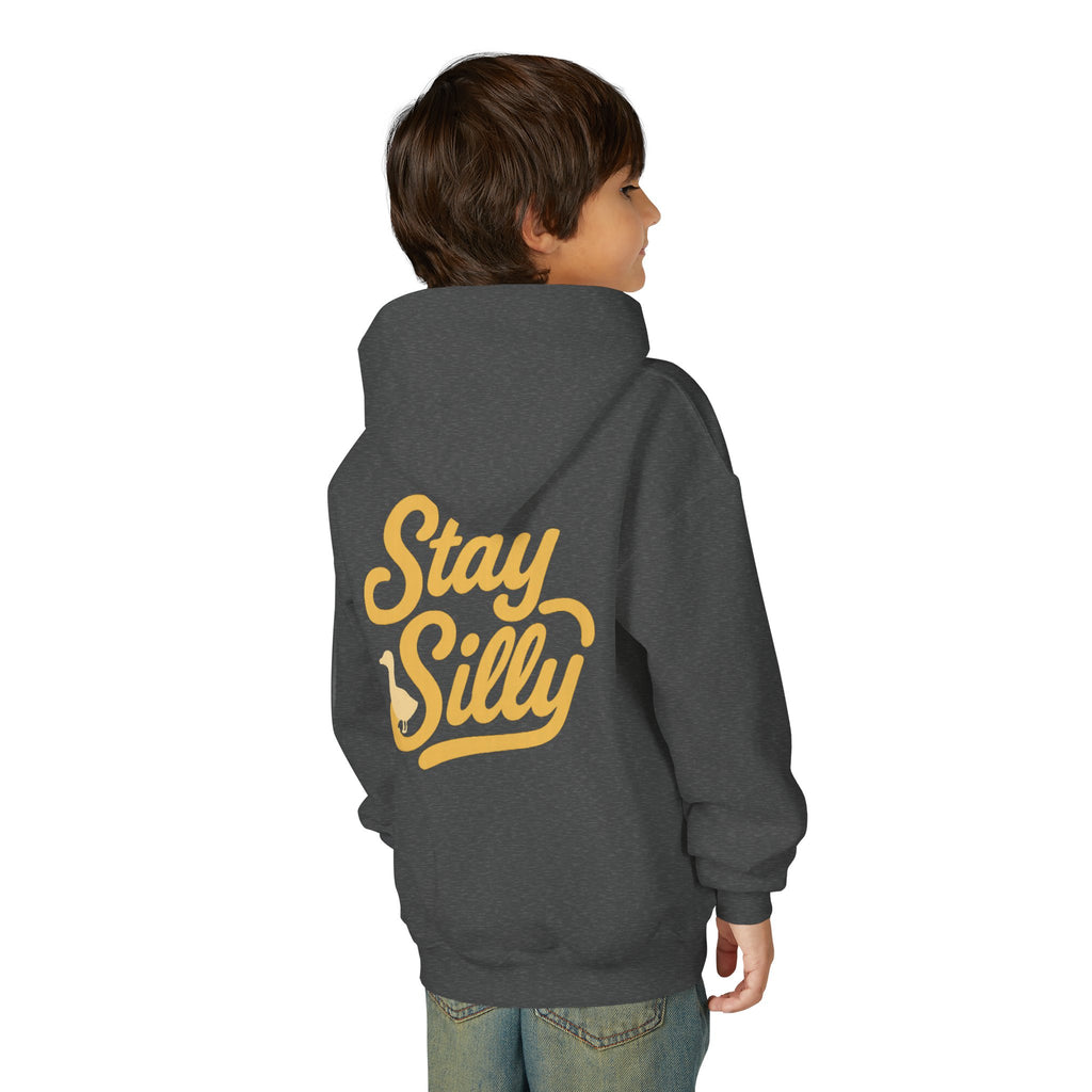 Youth Hoodie — "Stay Silly" Playful Graphic Pullover