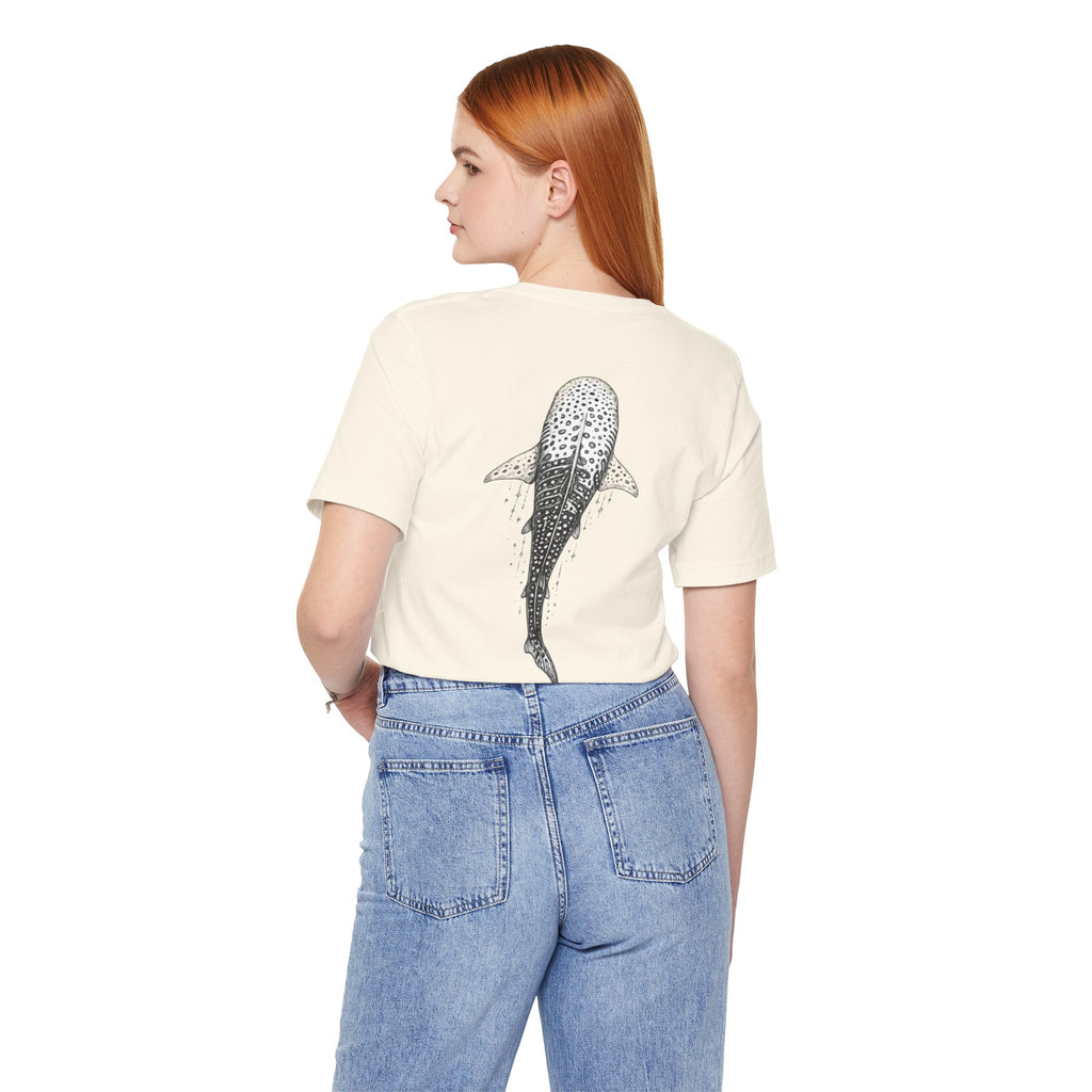 Whale Shark Graphic Tee — Minimalist Ocean Animal T-Shirt