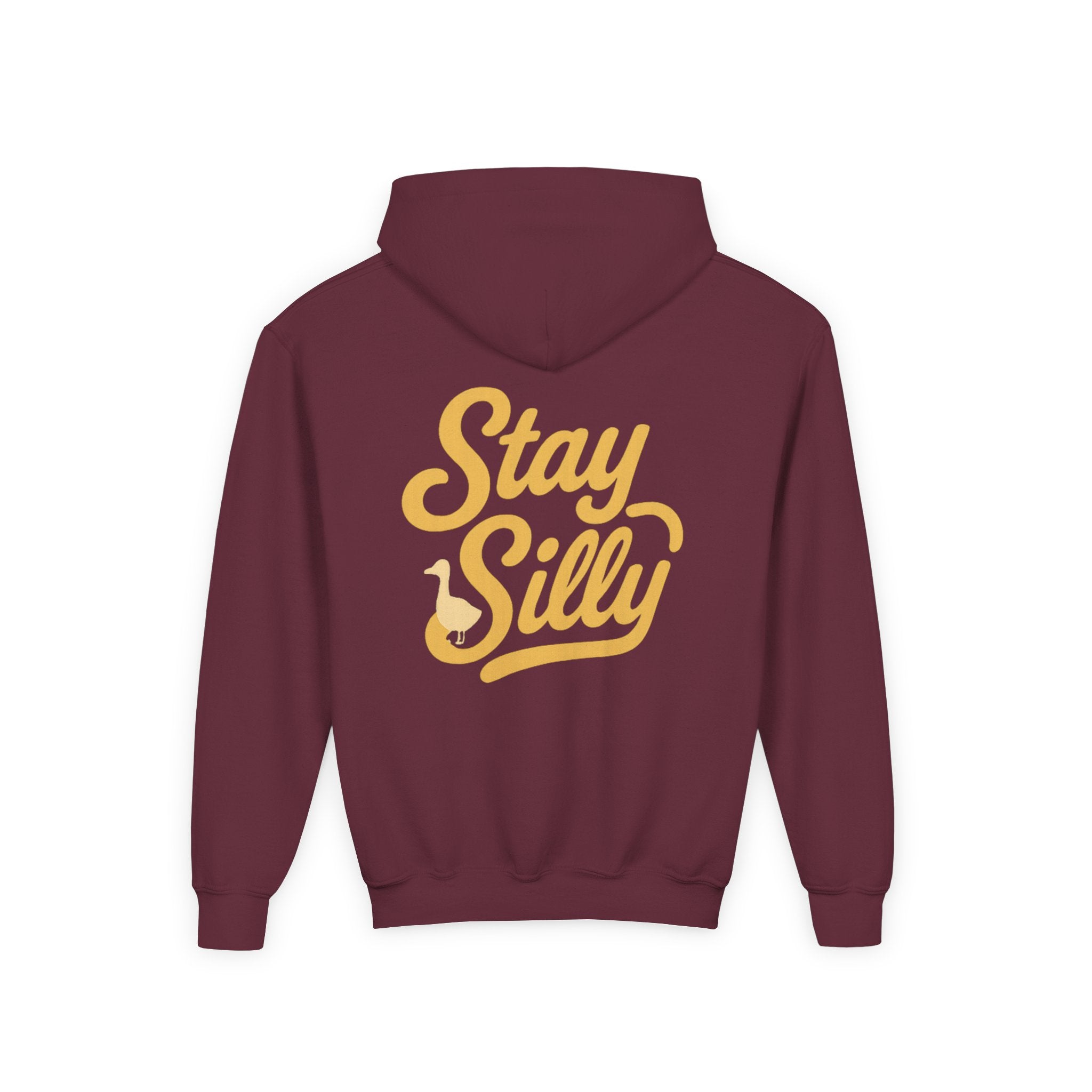 Youth Hoodie — "Stay Silly" Playful Graphic Pullover